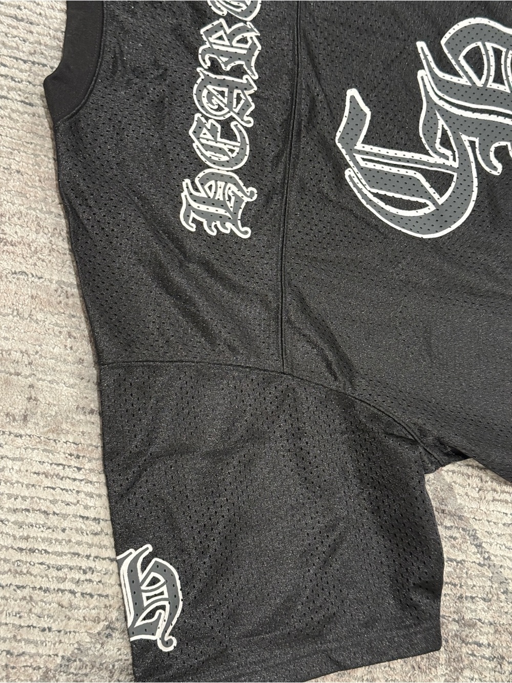 Chrome Hearts Black Mesh Jersey - Picture 4 of 9
